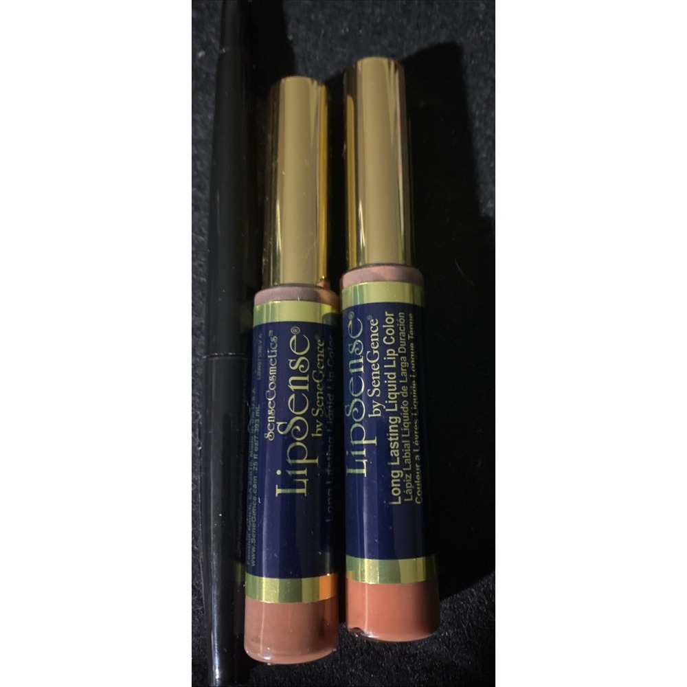 NEW SEALED SENEGENCE LIPSENSE Nude Liquid Lip Color Set Of 2 NEW
